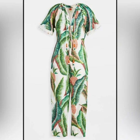Farm Rio Forest Palm Jumpsuit - Picture 3 of 16